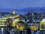 Skyline of Zurich, Switzerland