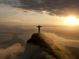 Statue of Jesus, known as Cristo Redentor (Christ the Redeemer), on Corcovado Mountain in Rio De Ja