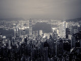 Victoria Harbour and Skyline from the Peak, Hong Kong, China