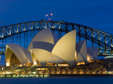 Sydney, Opera House at Dusk, Australia
