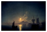 The Bay of Naples by Moonlight, 1842