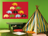 Red Counting Elephants