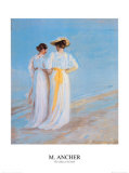 Deux dames sur la plage