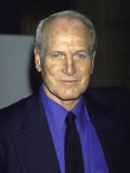 Actor Paul Newman at Film Premiere of His "Where the Money Is"