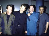 Musician Actor Chris Isaak with His Band