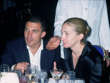 Andre Balazs Seated with Caroline Bessette Kennedy