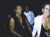Actor Mickey Rourke and Girlfriend, Model Actress Carre Otis