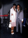 Model Naomi Campbell and Singer Lenny Kravitz