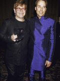Singer Songwriter Elton John and Partner David Furnish at Glaad Media Awards