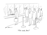"The usual, Ben." - New Yorker Cartoon