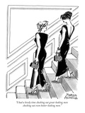 "I had a lovely time checking out great-looking men checking out even bett…" - New Yorker Cartoon
