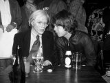 Mick Jagger and Andy Warhol