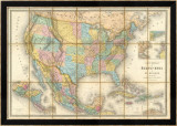 Carte Generale Des Etats, c.1865