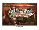 Poker Sympathy Dogs Playing Poker