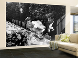 Sen. John Kennedy and His Bride Jacqueline in Their Wedding Attire