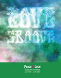 Peace & Love - 2013 Notebook Academic Planner