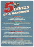 5 Levels of a Hangover