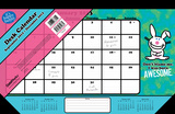 It's Happy Bunny - 2013 Desk Pad Calendar