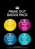 Freak Out Badge Pack