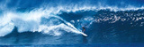 High Surf Surfing Big Wave Panorama