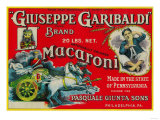 Giuseppe Garibaldi Macaroni Label - Philadelphia, PA
