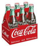Coca Cola Coke Carton 6-Pack Bottles