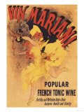 Paris, France - Vin Mariani Dancing Girl Pouring Wine Promotional Poster