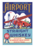 Airport Strait Whiskey Label