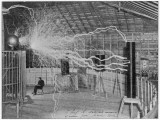 Nikola Tesla Produces Artificial 'Lighting'