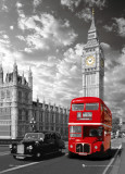 London - Big Ben & Bus