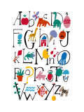 Cute Alphabet with Illustrations