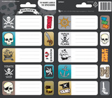 Pirates  Sticker Name Labels