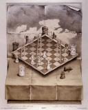 Folded Chess Set