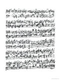 Music Score of Johann Sebastian Bach