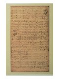 Autograph Manuscript, Cantata Bwv 180 'schmucke Dich O Liebe Seele' by J.S. Bach