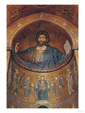 Christ Pantocrator and the Madonna Enthroned with Angels and Apostles, from the Central Apse