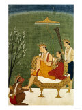 Seventh Incarnation of Vishnu as Rama-Chandra: Rama and Sita Reunited