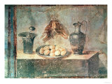 Still Life with Eggs and Thrushes, from the Villa Di Giulia Felice, Pompeii