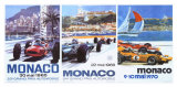 65, 66, 70 Monaco Grand Prix 3 in 1 Poster