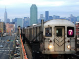 The Number 7 Train Runs Through the Queens Borough of New York