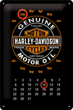 Harley-Davidson Kalender Motor Oil