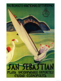 San Sebastian Vintage Poster - Europe