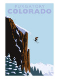 Purgatory, Colorado - Skier Jumping