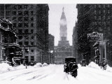 Snow at City Hall, Philadelphia, Pennsylvania