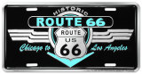 Route 66 Deco Auto Tag