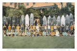 Duke Kahanamoku and Surfing Friends c.1930