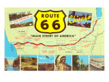 Map of Route 66
