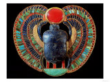 Scarab Pectoral, from the Tomb of Tutankhamun, in the Valley of the Kings at Thebes, c. 1361-52 BC