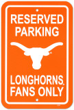 University of Texas Parking Sign