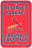 St. Louis Cardinals Parking Sign